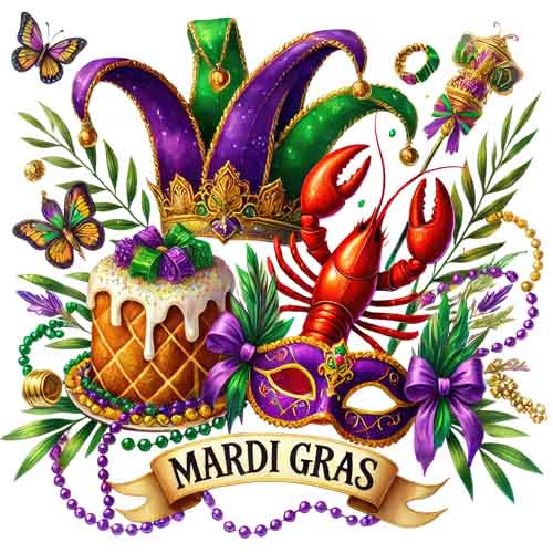 Mardi Gras DTF38