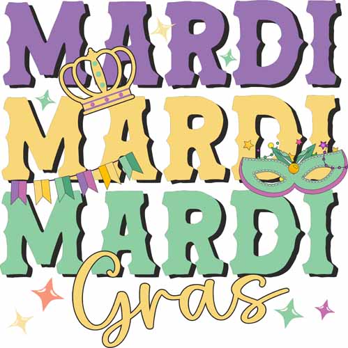 Mardi Gras DTF394