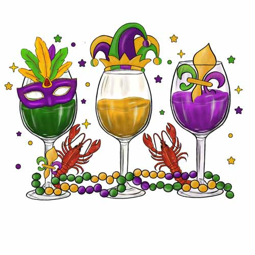 Mardi Gras DTF417