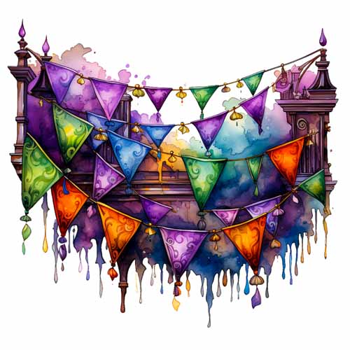 Mardi Gras DTF508