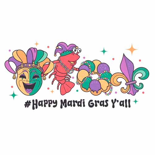 Mardi Gras DTF532